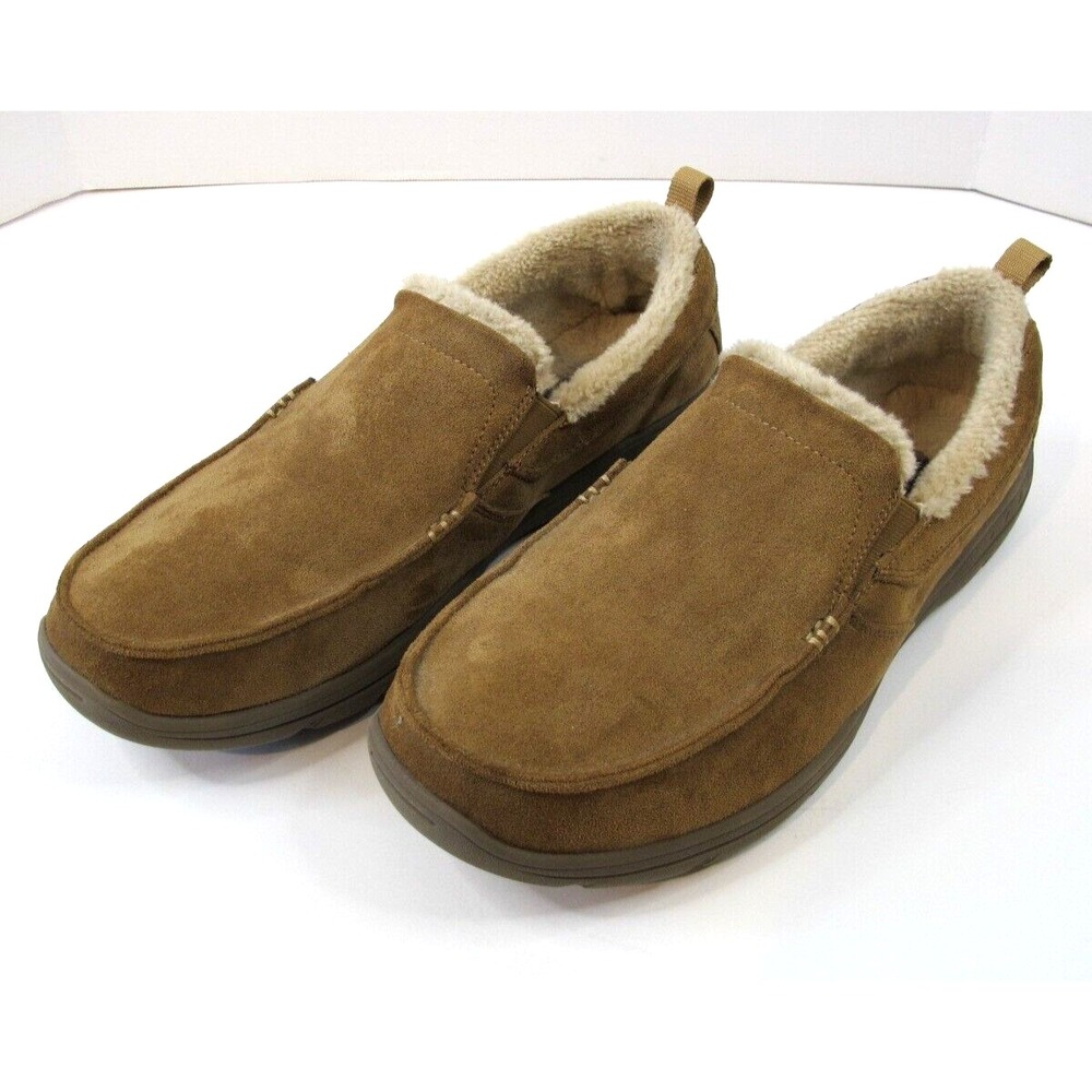 Skechers Harper Purcell Tan Faux Fur Slip On Shoes Men's Size 13‎ SN204341 Tan